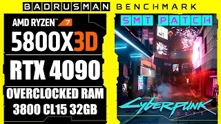 Cyberpunk 2077 5800x3d | 1440p Ultra + DLSS Perf + Psycho RT + Crowd Density High + SMT Patch