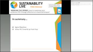 Sustainability Live 2014 - Working the Crowd