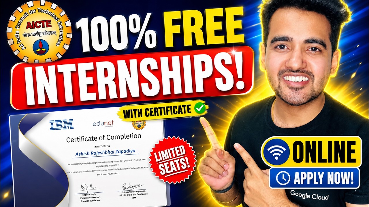 IBM Remote Internship 2026🚨 NO FEES, NO EXAM | IBM AICTE Summer ...