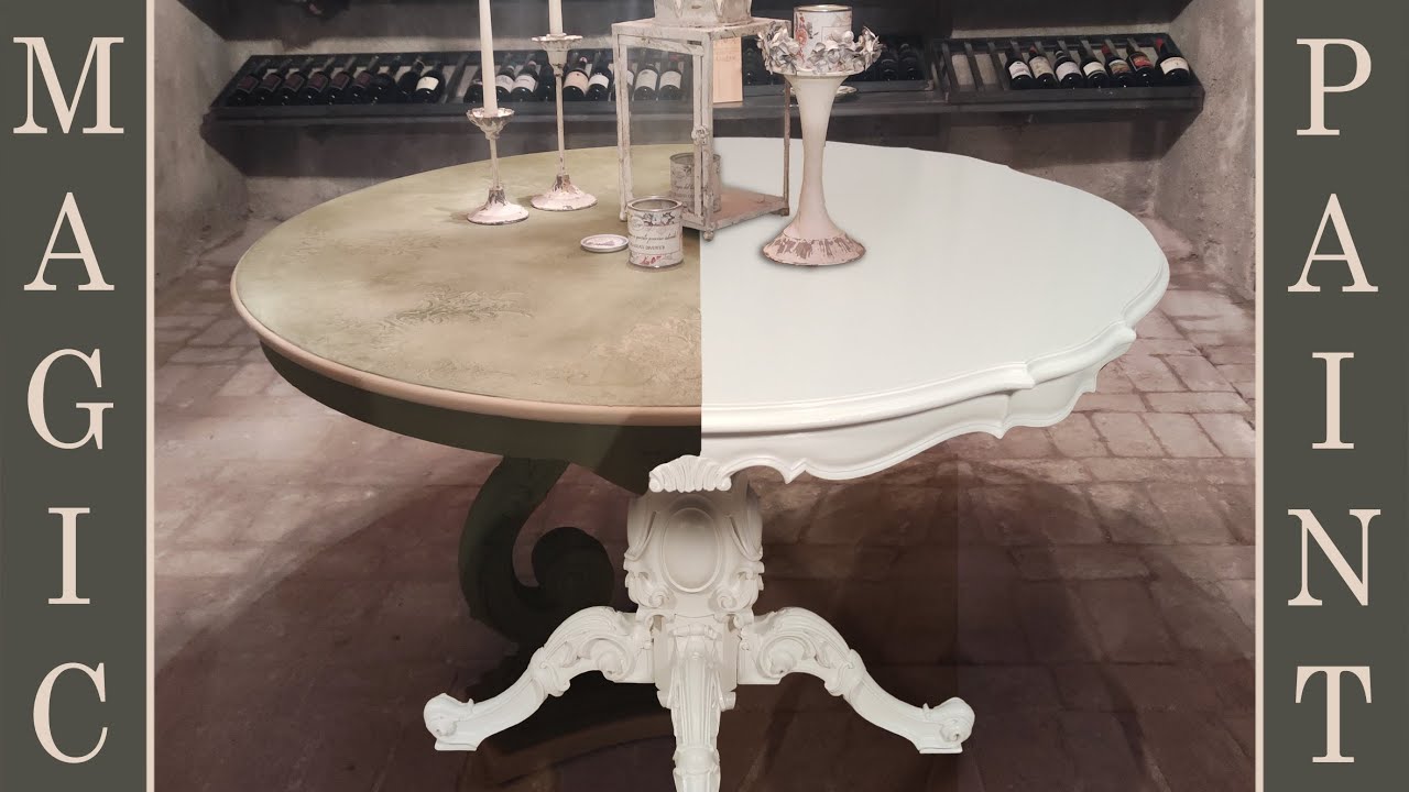 Un Restyling davvero importante! Come dare nuova vita a 2 Tavoli rovinati! Elisa & Magic Paint!