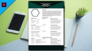 How To Design CV/Resume in Adobe InDesign | Curriculum Vitae (CV) | Summary | Adobe Short Tutorials