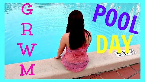 Get Ready With Me | Pool Day! Collab with Caragh D...