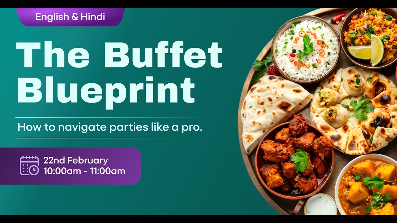 The buffet blueprint:  Navigate the party. Own the plate.