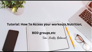 You signed up for BOD now what How to access your Workouts Bod Groups etc