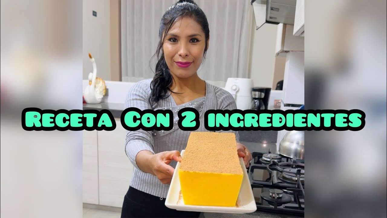 RECETA SALUDABLE CON 2 INGREDIENTES