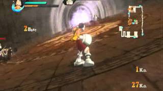 One Piece: Pirate Warriors [Boss Fight] Luffy vs Magellan Round 2 screenshot 3