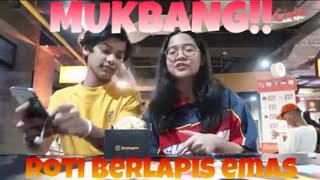 Mukbang roti bakar berlapis emas nino sama cinta kuya
