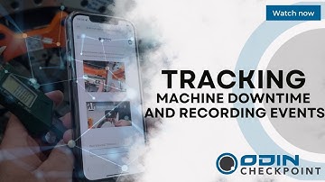 Tracking downtime, recording events & raising alerts for machines