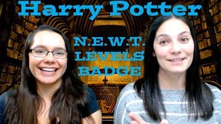 The Pottermasters N E W T Levels Badge