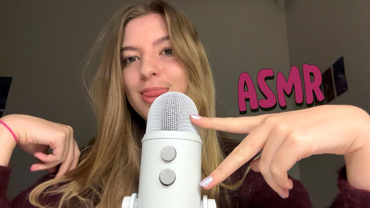 mic brushing & inaudible whispering! | asmr