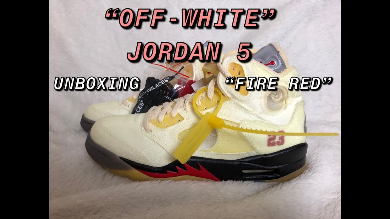 OFF-WHITE JORDAN 5 FIRE RED UNBOXING/REVIEW, ARE THEY WORTH IT?| Xander Gunning
