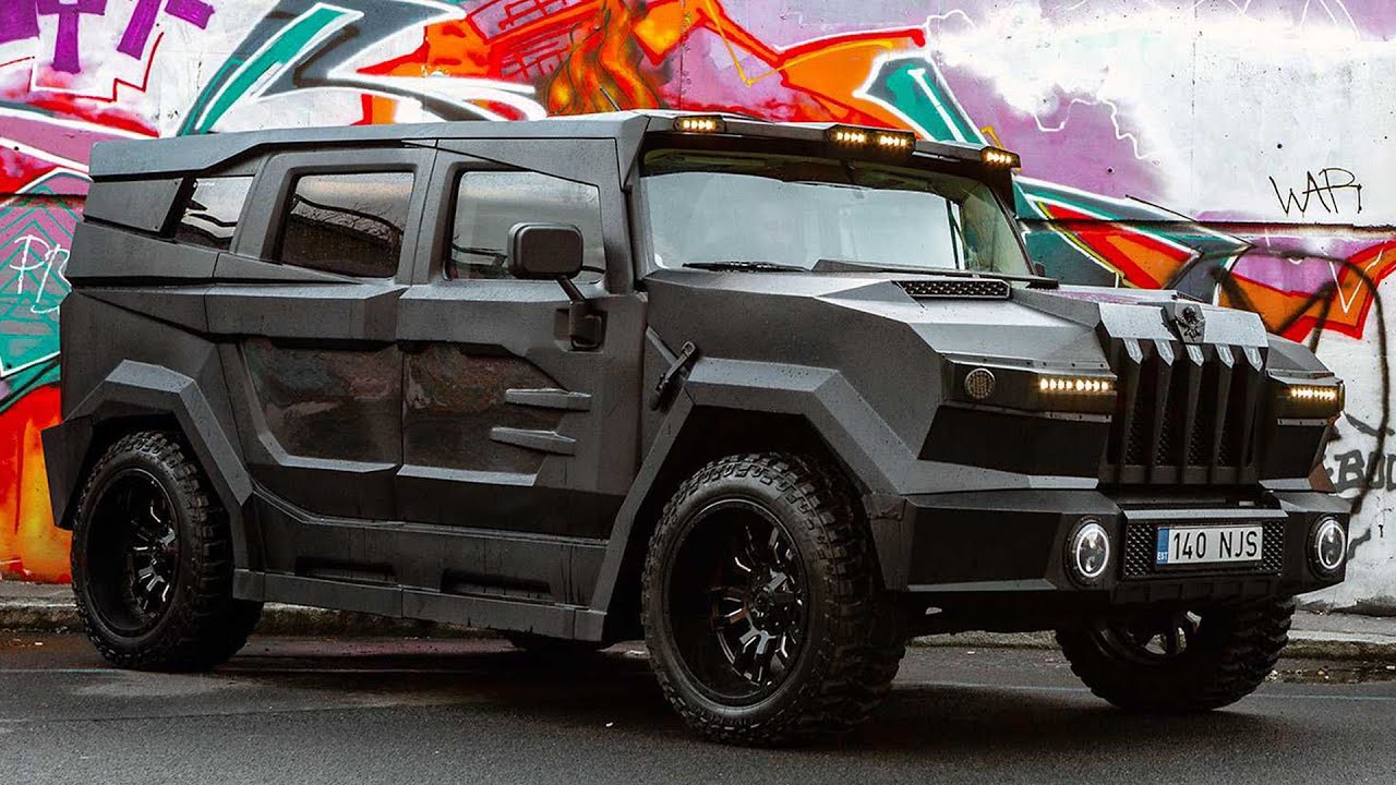 Dartz Black Shark Prombron VIP armoured car comes with electrocuting door  handles