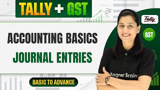 Lecture 6 - Journal Entries - Accounting basics | Tally and Gst Complete Course