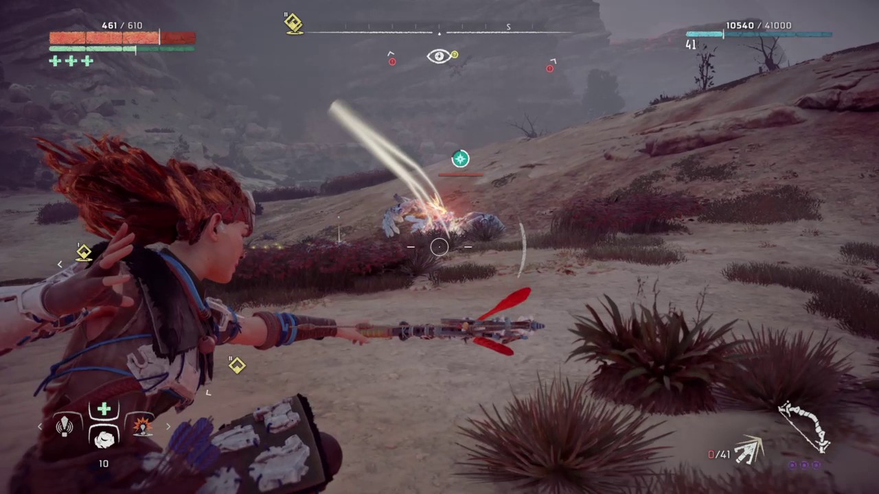 Horizon Zero Dawn Quadruple Glinthawk Takedown YouTube