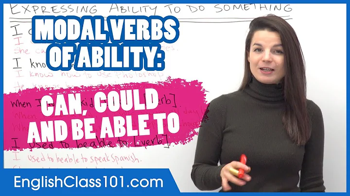 Expressing Ability to Do Something with CAN, COULD or BE ABLE TO - English Grammar - DayDayNews