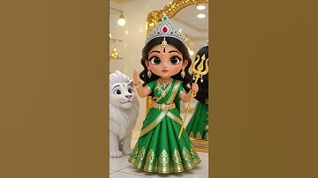 Navaratri 8th Day | Happy Navratri | Mata in Jwellery Shop #3danimation #aiviral #3dai #durgamata