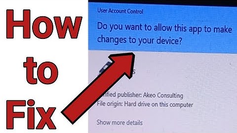 How to Fix Do you want to allow this app to make Change to your Device | Shorts Method | Windows 10