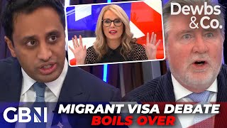 Reform UK's Zia Yusuf and Labour MP LASH OUT at each other in fierce migrant visa debate