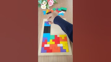 colorful Tetris puzzle eps 576 #tetris #puzzle #tetrischallenge