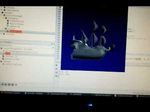 Interfacing Java3D with a tcp/ip connection