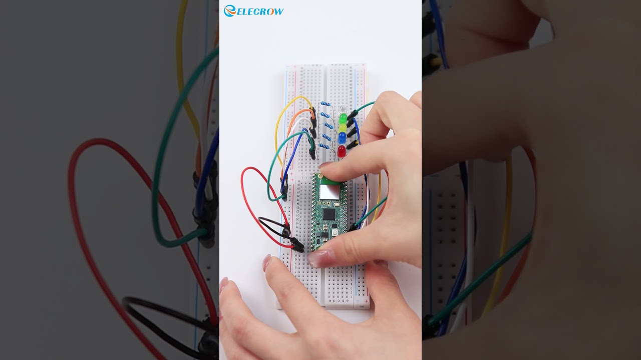 Follow me | 1 Minute to Learn How to Use A Breadboard #ElecrowPCB