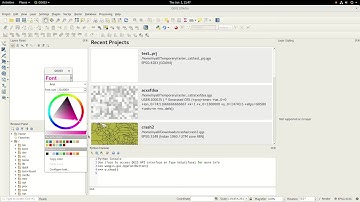 QGIS Font button demo