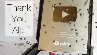 Thank You all for 100k 😊😊- Unboxing Play button video