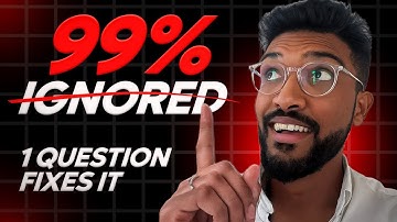 Why 99% of cold emails get ignored (and the 1 question that fixes it)