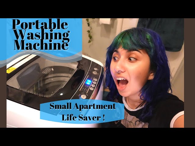 How I Do Laundry in a Studio Apartment  Black+Decker Portable Washer and  Dryer Unboxing 