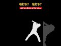 左打ちに見えたら天才らしい。 #野球 #プロ野球 #Shorts