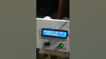 Arduino digital scale