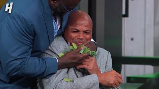 Shaq tried to force Chuck to eat kale 🤣😂