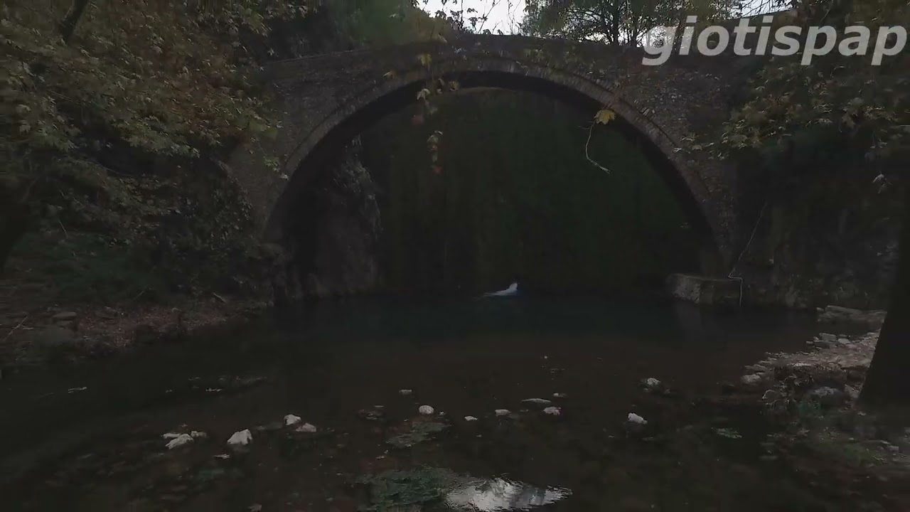 Παλαιοκαρυά Τρίκαλα.Γεφύρι και καταρράκτης Παλαιοκαρυάς