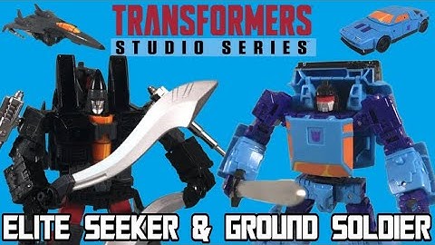 Studio Series Elite Seeker & Ground Soldier Two Pack Review - Transformers Devastation