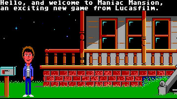 Maniac Mansion Enhanced non-interactive demo