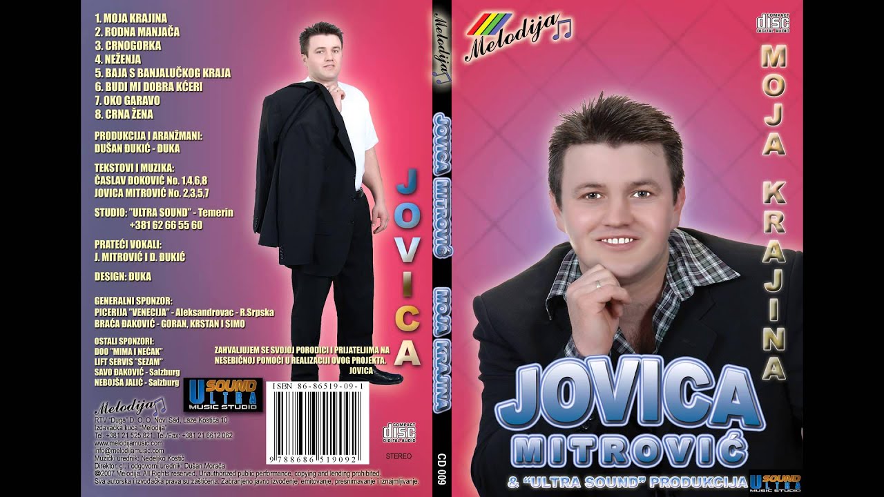 Jovica Mitrovic - Crnogorka (Audio 2007)