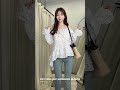 ブラウス1枚でお出かけできるの嬉しい〜🌼🤍#shorts