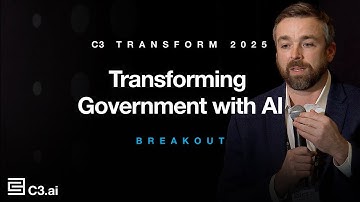 Transforming Government Services with Booz Allen & C3 AI​ | C3 Transform 2025