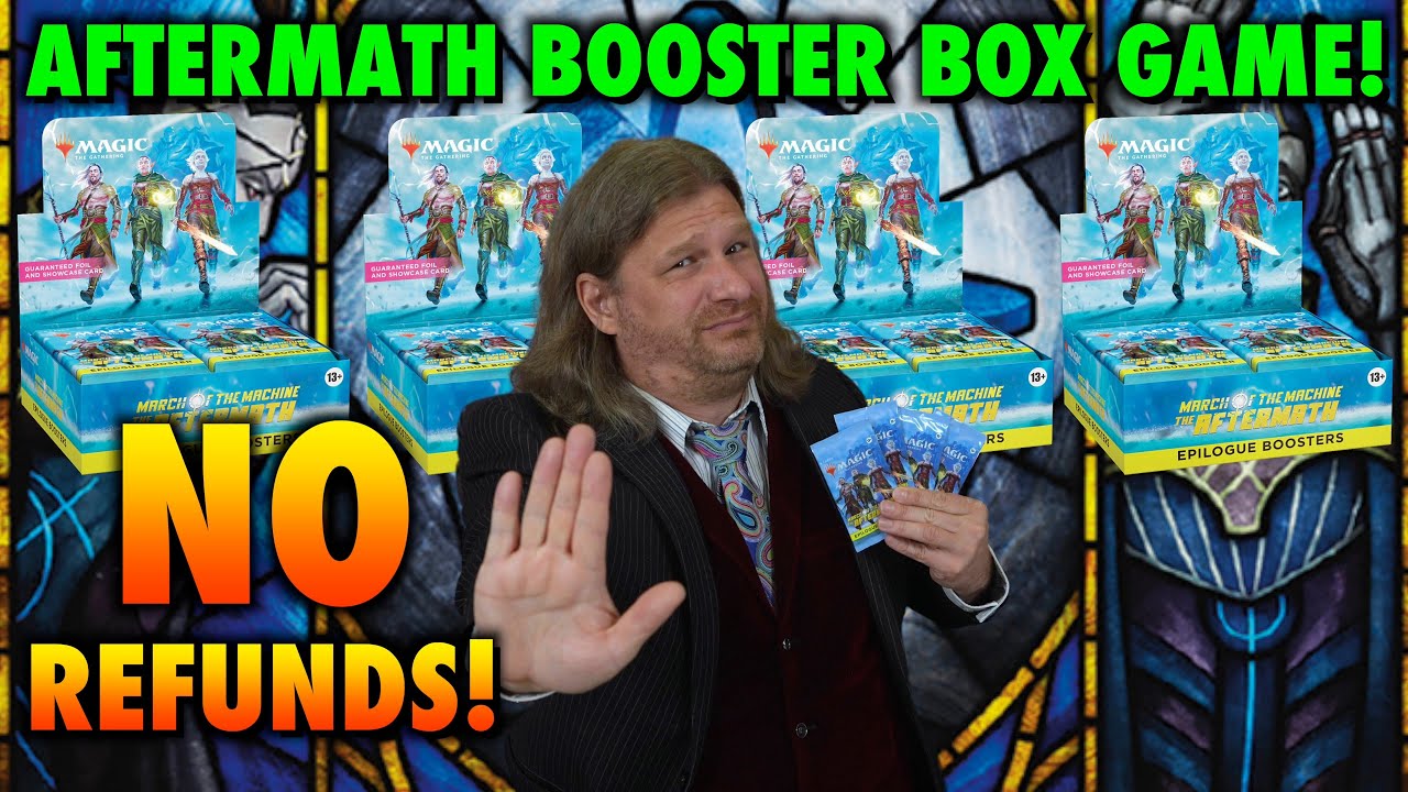 Let's Play The Aftermath Booster Box Game! Opening Magic: The Gathering's  New Micro Set!