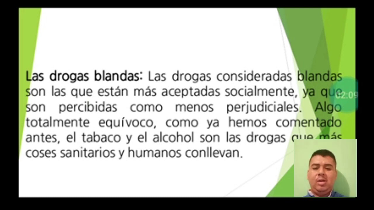 Clasificación de las drogas populares