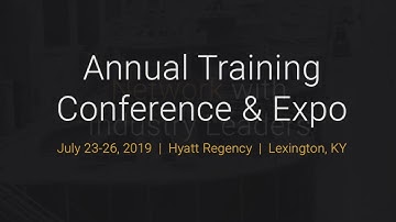 Vibration Institute 2019 Annual Training Conference and Expo