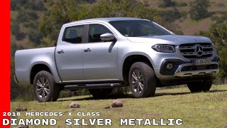 2018 Mercedes X Class Pickup Truck Diamond Silver Metallic