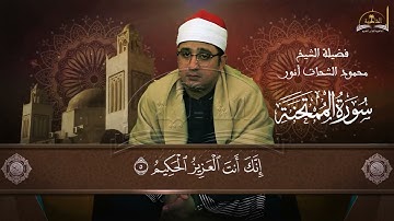 سورة الممتحنة للشيخ محمود انور الشحات