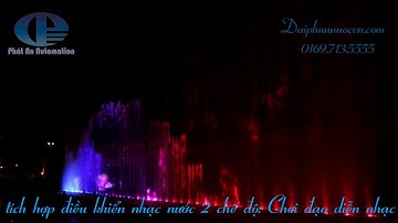 Thi công hệ thống nhạc nước, phun nước nghệ thuật