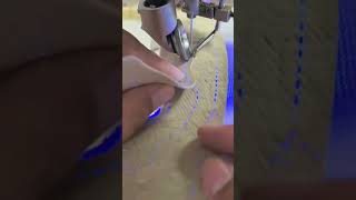 sewing a collar when joining it using a sewing machine with a light size#viral