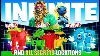 INFINITE 1V1 ALL GUNS FFA PIMS MAP FORTNITE CREATIVE - FIND ALL SECRETS LOCATIONS PART 4 (ALL CODES)
