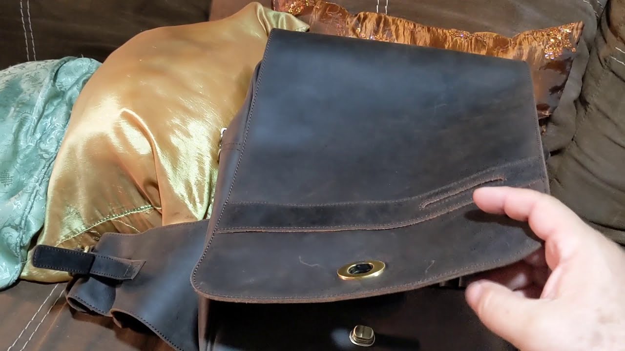 Man-PACK Executive 2.0 "Platinum" Leather Bag Concealed Carry Backpack Deluxe EDC Messenger Unboxing