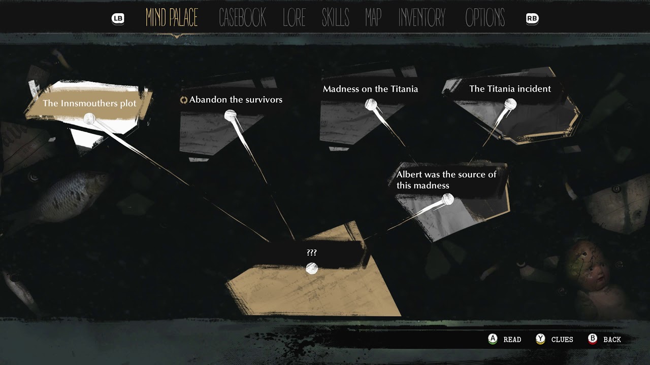 Innsmouther The Sinking City - Chapter 2: Underwater Cave: Mind Palace Deductions ...