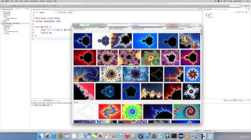Learn Advanced C++ Programming fractal creator hello world