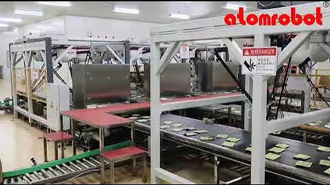 High speed Case packing solution by Atomrobot